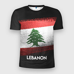 Футболка спортивная мужская Lebanon Style, цвет: 3D-принт