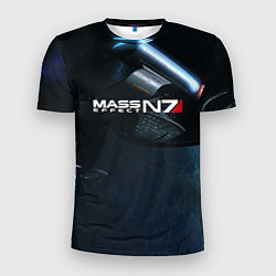 Футболка спортивная мужская Mass Effect N7, цвет: 3D-принт