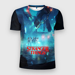 Мужская спорт-футболка Stranger Things: Space Light