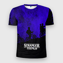 Футболка спортивная мужская Stranger Things: Moon Biker, цвет: 3D-принт