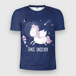 Мужская спорт-футболка Space unicorn