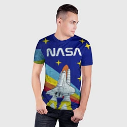 Футболка спортивная мужская NASA: Magic Space, цвет: 3D-принт — фото 2