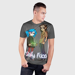 Футболка спортивная мужская Sally Face: Friends, цвет: 3D-принт — фото 2