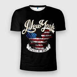 Мужская спорт-футболка New York, state of mind