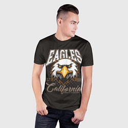 Футболка спортивная мужская Eagles California, цвет: 3D-принт — фото 2