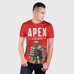 Футболка спортивная мужская Apex Legends: Red Caustic, цвет: 3D-принт — фото 2