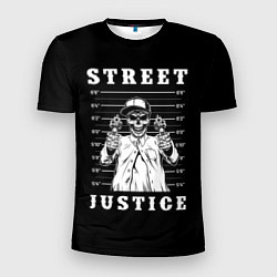 Футболка спортивная мужская Street Justice, цвет: 3D-принт