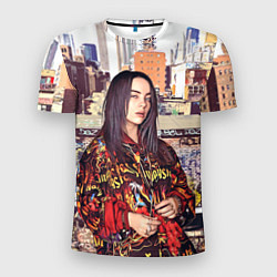 Футболка спортивная мужская Billie Eilish: Street Style, цвет: 3D-принт