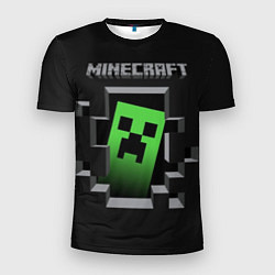 Мужская спорт-футболка Minecraft Creeper