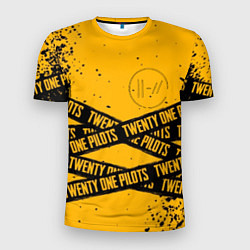 Мужская спорт-футболка 21 Pilots: Yellow Levitate