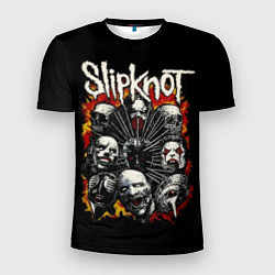 Мужская спорт-футболка Slipknot: Faces