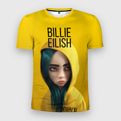 Футболка спортивная мужская BILLIE EILISH: Yellow Girl, цвет: 3D-принт