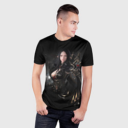 Футболка спортивная мужская Lost ark girl, цвет: 3D-принт — фото 2