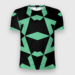 Мужская спорт-футболка Abstract zigzag pattern