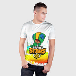 Футболка спортивная мужская BRAWL STARS LEON, цвет: 3D-принт — фото 2