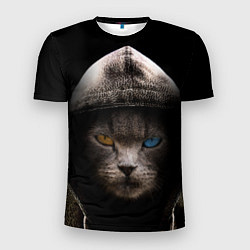 Мужская спорт-футболка Уличный кот