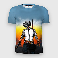 Футболка спортивная мужская PUBG, цвет: 3D-принт