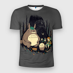 Футболка спортивная мужская Totoro, цвет: 3D-принт