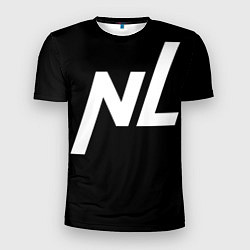 Футболка спортивная мужская NL logo, цвет: 3D-принт