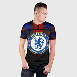 Футболка спортивная мужская Chelsea, цвет: 3D-принт — фото 2