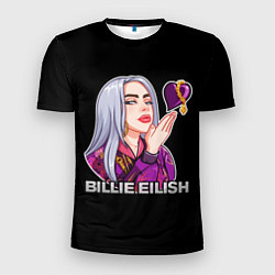 Футболка спортивная мужская BILLIE EILISH, цвет: 3D-принт