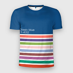Мужская спорт-футболка Pantone цвет года с 2012 по 2020 гг