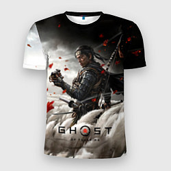 Мужская спорт-футболка Ghost of Tsushima