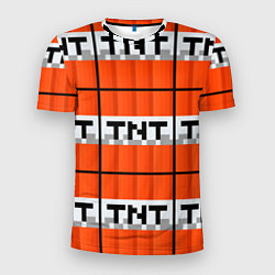 Мужская спорт-футболка Minecraft-Динамит