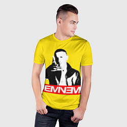 Футболка спортивная мужская Eminem, цвет: 3D-принт — фото 2