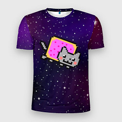 Мужская спорт-футболка Nyan Cat