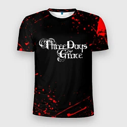 Футболка спортивная мужская Three Days Grace, цвет: 3D-принт