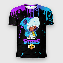 Мужская спорт-футболка Brawl Stars Leon Shark