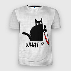 Мужская спорт-футболка What cat