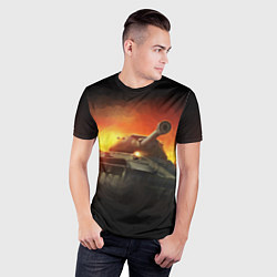 Футболка спортивная мужская Tank, цвет: 3D-принт — фото 2