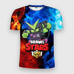 Футболка спортивная мужская BRAWL STARS VIRUS 8-BIT, цвет: 3D-принт