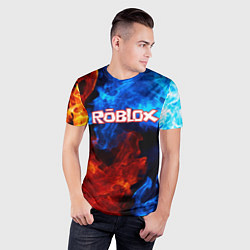 Футболка спортивная мужская ROBLOX, цвет: 3D-принт — фото 2