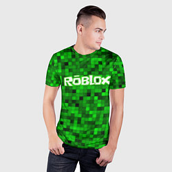 Футболка спортивная мужская Roblox, цвет: 3D-принт — фото 2