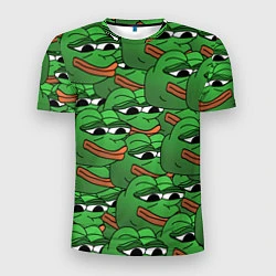 Футболка спортивная мужская Pepe The Frog, цвет: 3D-принт