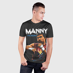 Футболка спортивная мужская Manny, цвет: 3D-принт — фото 2