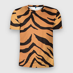 Мужская спорт-футболка Тигриный камуфляж