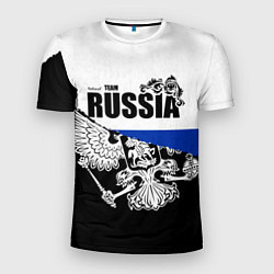 Мужская спорт-футболка Russia