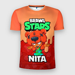 Футболка спортивная мужская BRAWL STARS NITA, цвет: 3D-принт