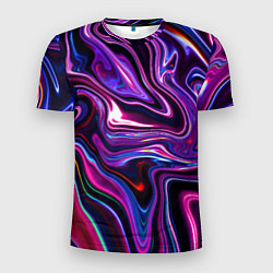Мужская спорт-футболка Abstract Fluid