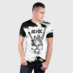 Футболка спортивная мужская ACDC, цвет: 3D-принт — фото 2