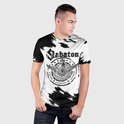 Футболка спортивная мужская Sabaton, цвет: 3D-принт — фото 2