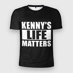 Футболка спортивная мужская KENNYS LIFE MATTERS, цвет: 3D-принт