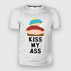 Футболка спортивная мужская Kiss My Ass, цвет: 3D-принт