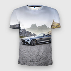 Мужская спорт-футболка Mercedes V8 Biturbo