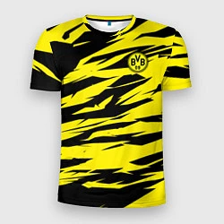 Футболка спортивная мужская FC Borussia, цвет: 3D-принт