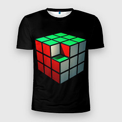 Мужская спорт-футболка Кубик Рубика